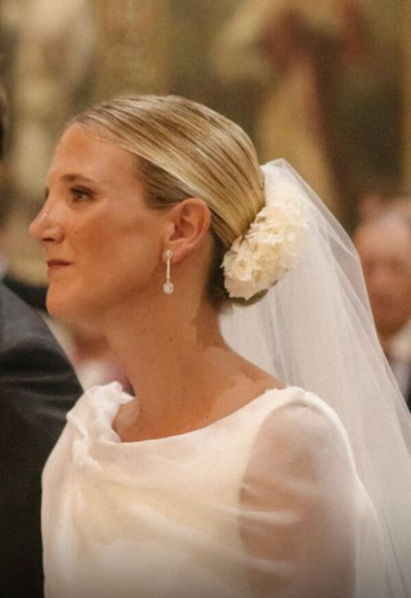 Tocado Hortensia Blanca: imagen 2