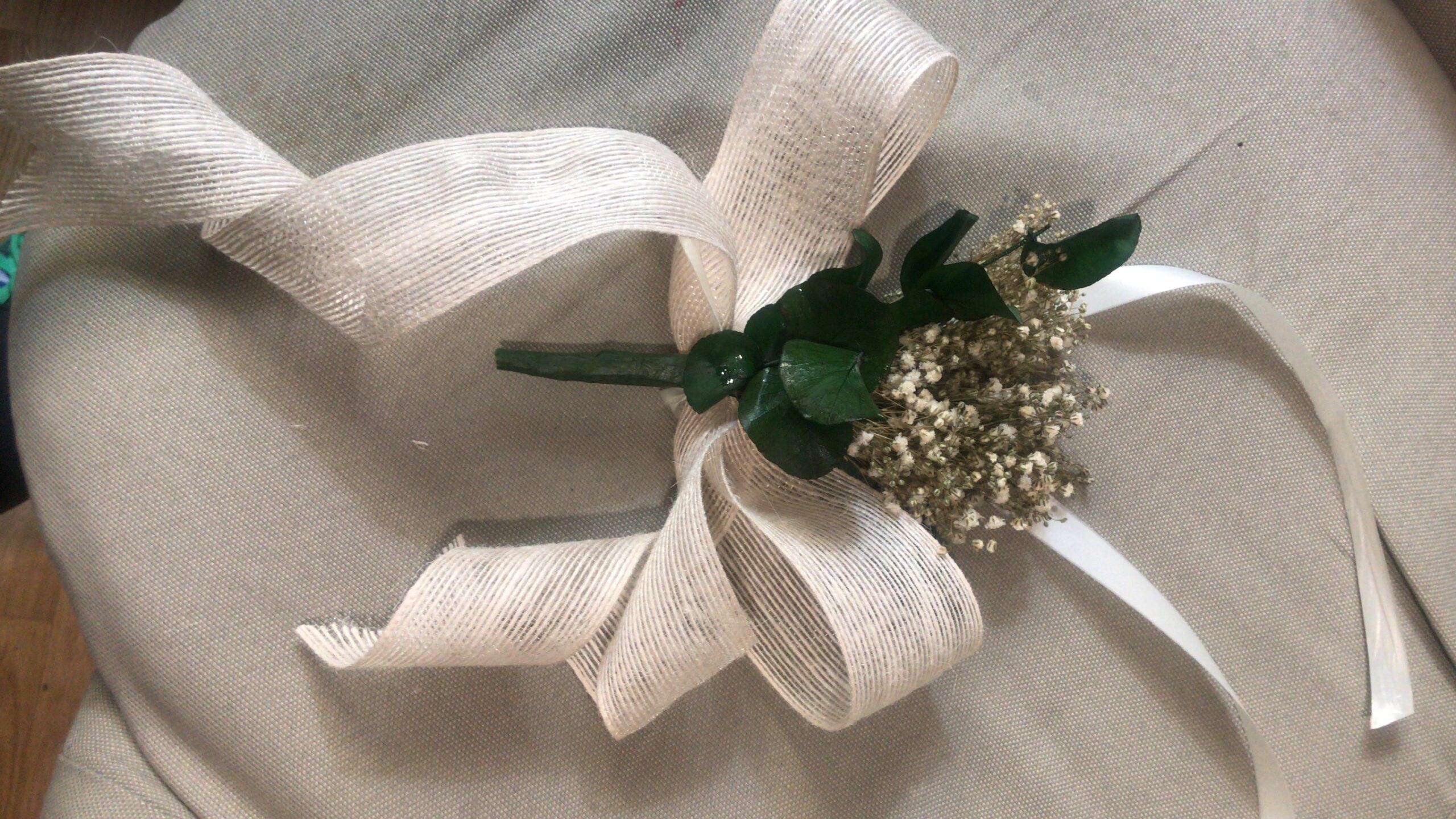 Agarre decorativo para coche, banco o silla - Natural: imagen 1