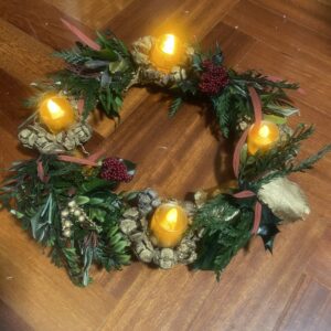 Corona de Adviento LED