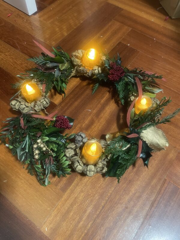 Corona de Adviento LED