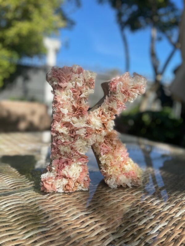 Letra de hortensia de 17 cm