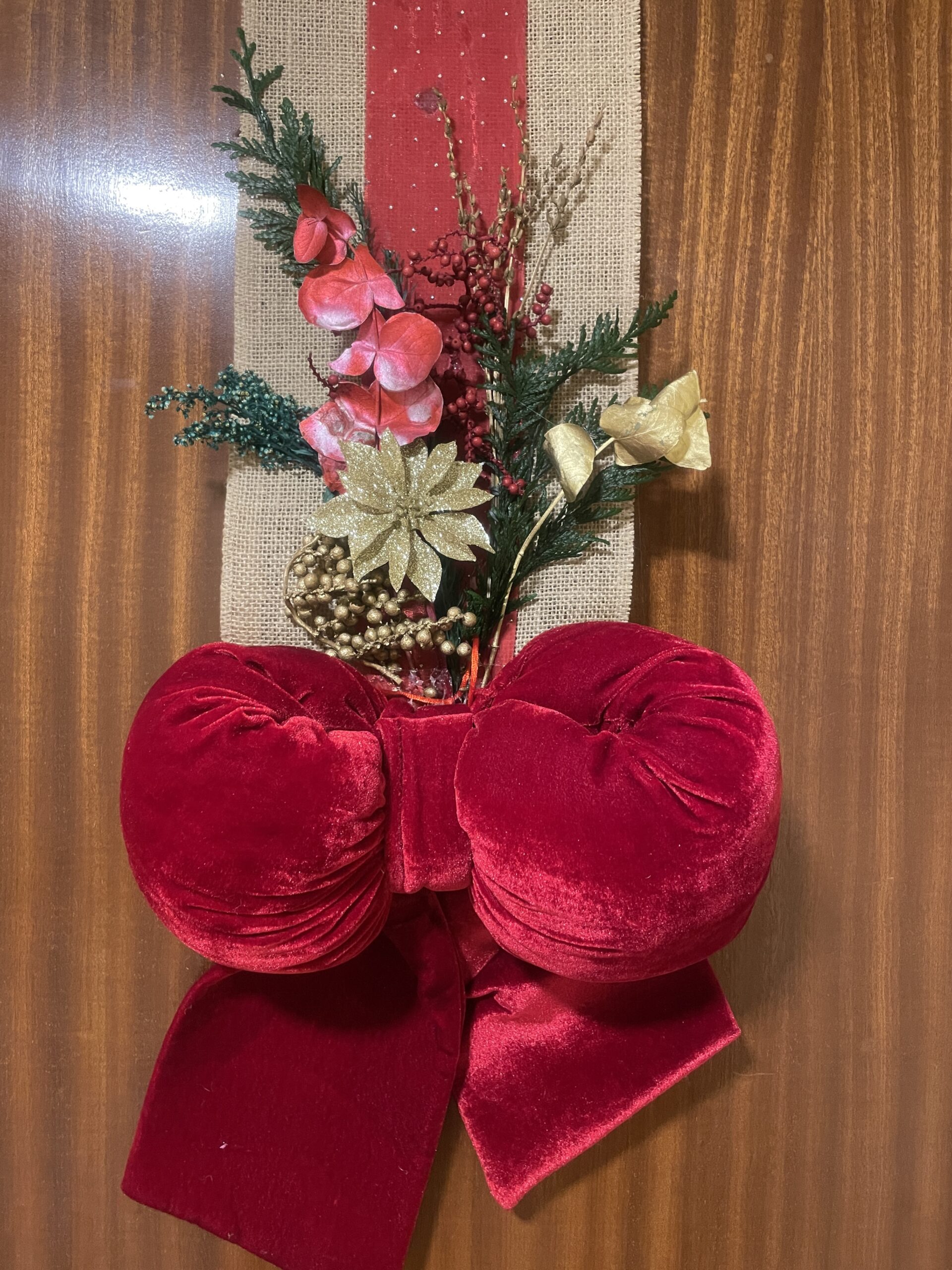 Escapulario navideño para puerta: imagen 4