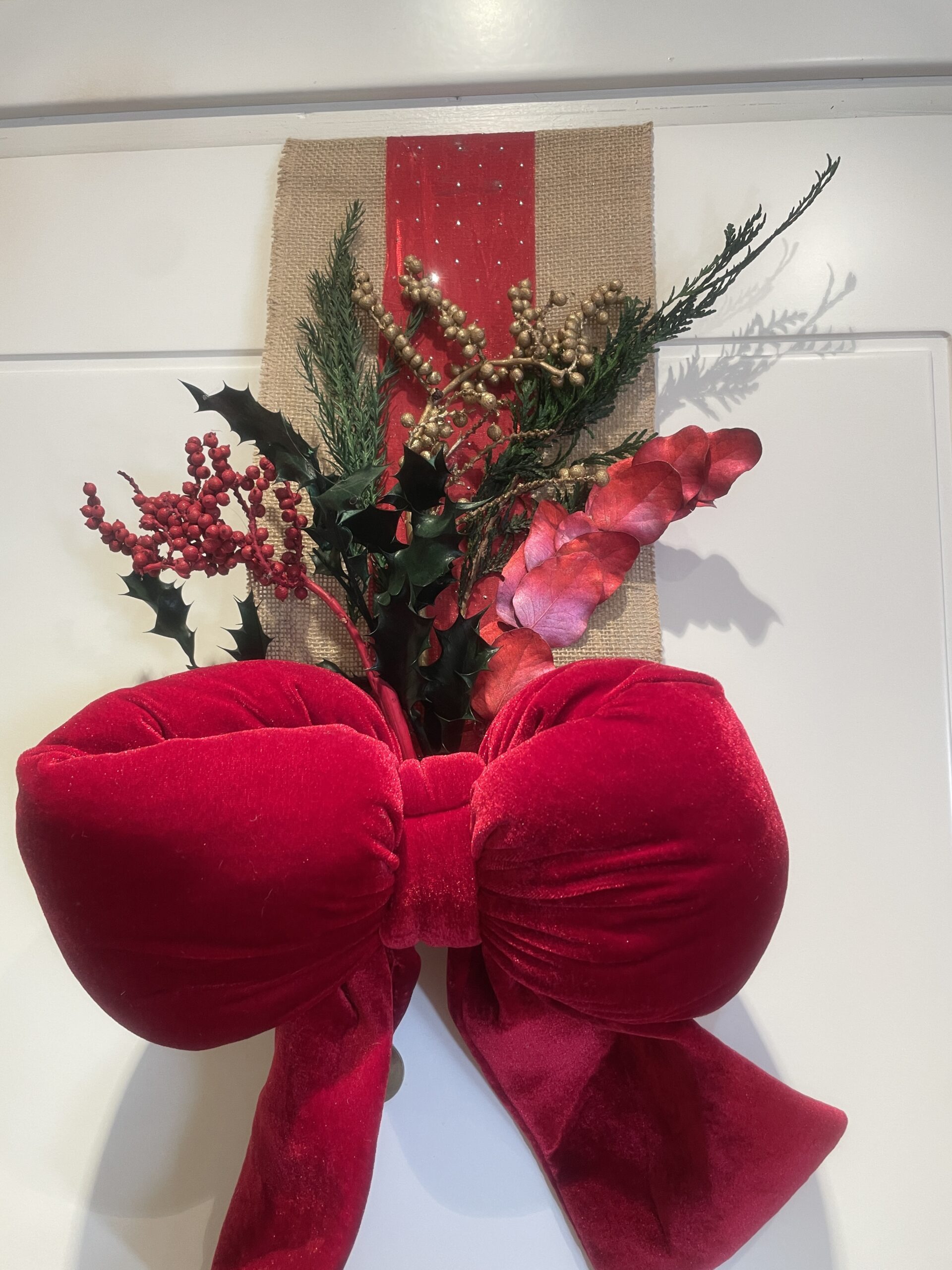 Escapulario navideño para puerta: imagen 3